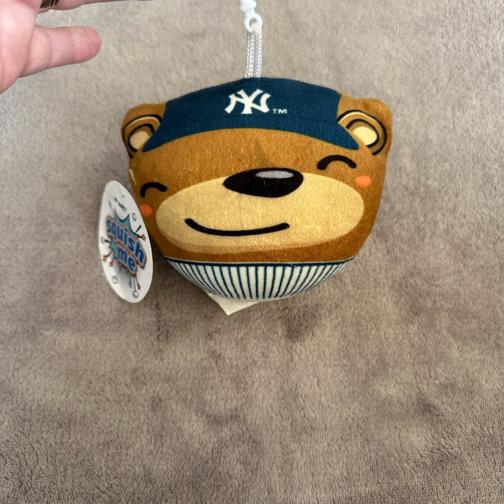 Brown Bear Plush with Blue Cap